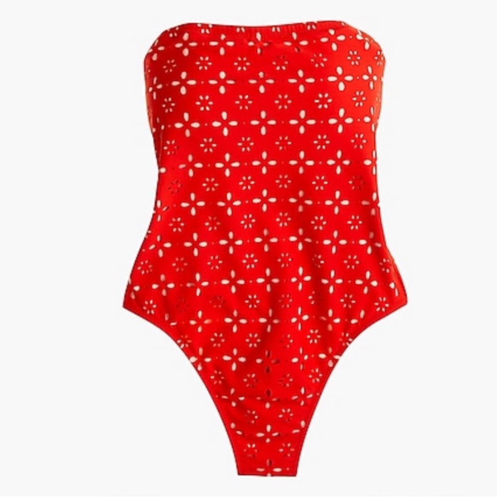 J Crew eyelet swimsuit